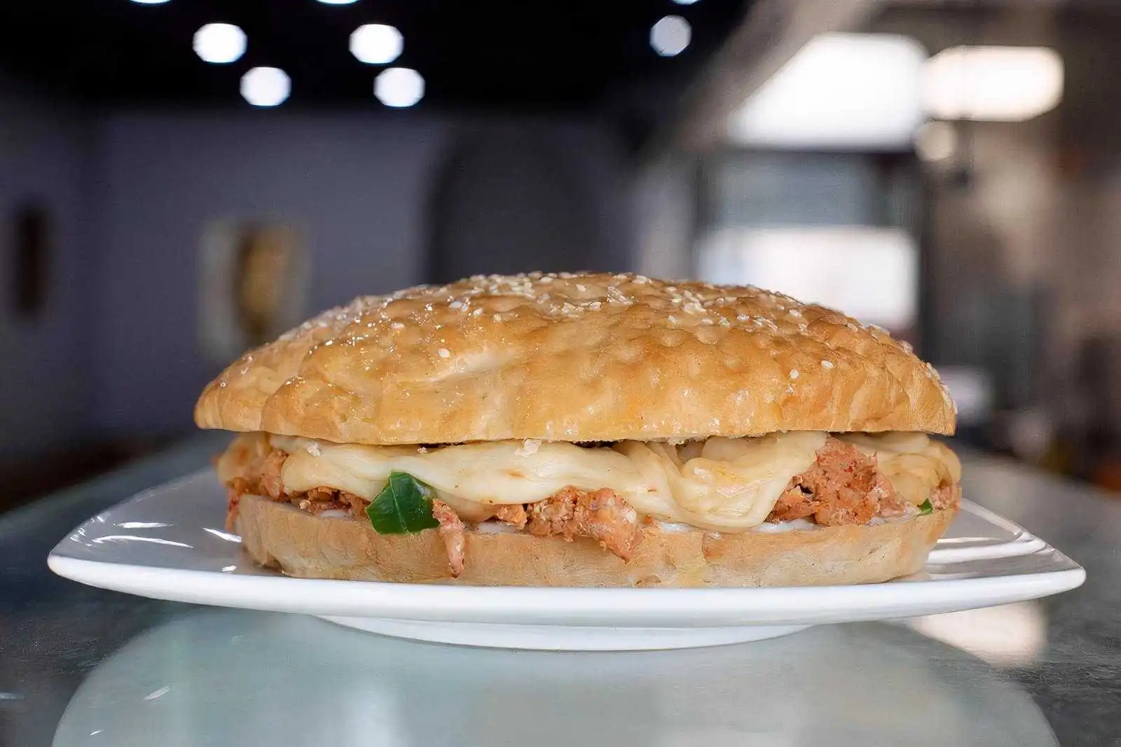 Beef and Lamb Maria Shawarma with green pepper mushroom and cheese at Original Shawarma Calgary